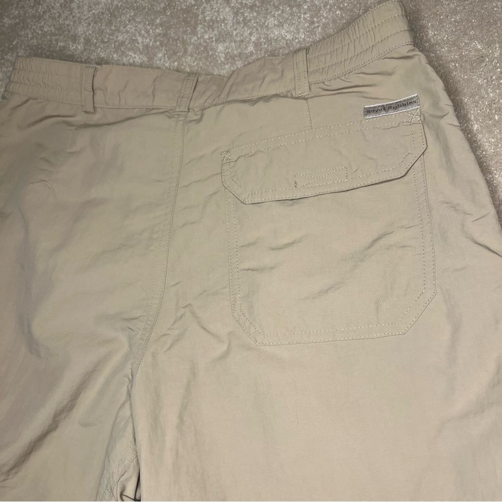 Royal Robbins Beige Zip Off Legs 100% Nylon Cargo Pants Shorts Women's 10 - Picture 9 of 15